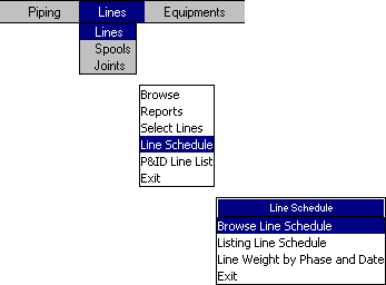 Line Schedule