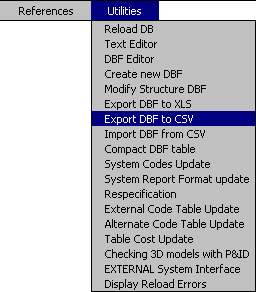 EXport DBF to CSV
