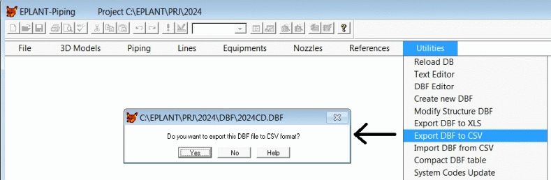 CSV Format Separator: Tab