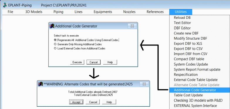 Automatic Generation of Additional Codes