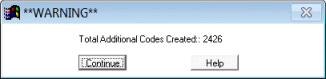Automatic Generation of Additional Codes
