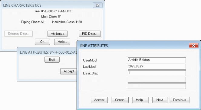 Line Name: Edit Attributes